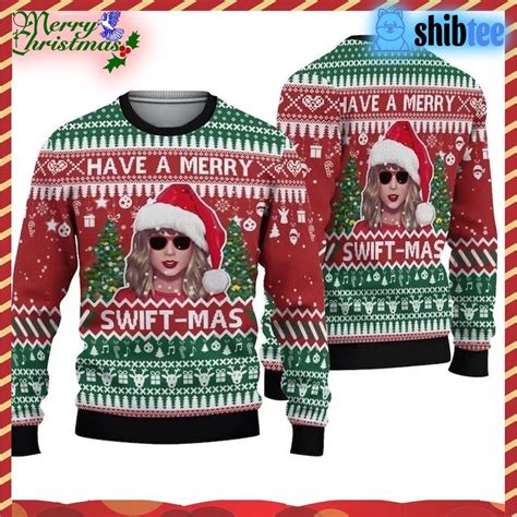 Taylor Swift Christmas 3d Ugly Sweater - Shibtee Clothing