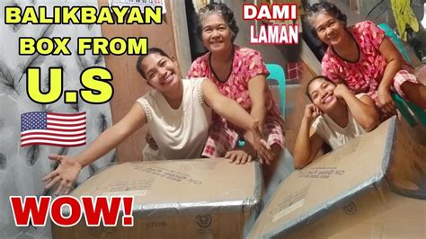 Unboxing Balikbayan Box What S Inside The Box Super Happy Thank You