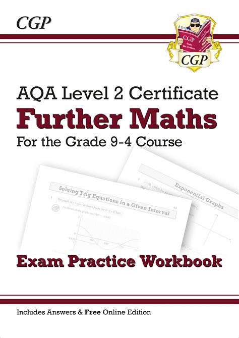 Aqa Level 2 Certificate In Further Maths Exam Practice Workbook With Answers And Online Edition