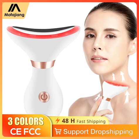 Ems Microcurrent Face Neck Beauty Device Led Photon Therapy Skin