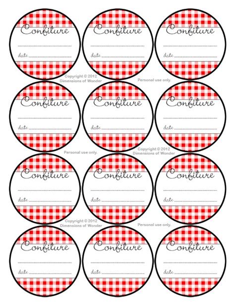 8 Best Images Of Printable Labels For Jelly Jars Free Printable Jar