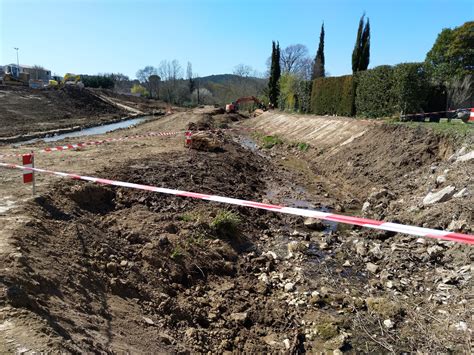 Huveaune Auriol Parc De La Confluence 22 03 2019 Travaux