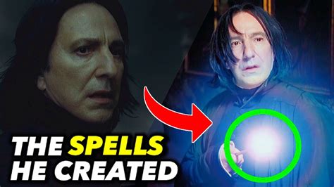 The 7 Spells Severus Snape Created Harry Potter Explained Youtube