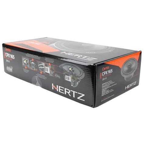 Hertz Cpx Pro Cento Series Way Coaxial Speakers Coax