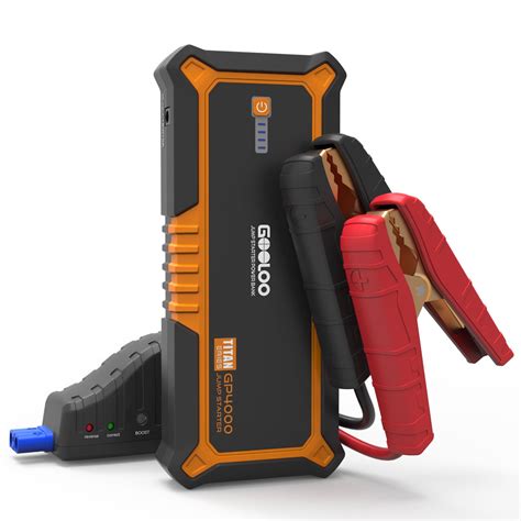 Gooloo A Peak Car Battery Jump Starter V Auto Jumper Booster For