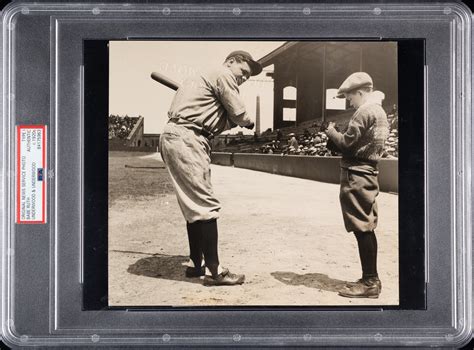 Circa 1920s Babe Ruth Original Underwood Underwood Photograph PSA DNA Type I REA Archive