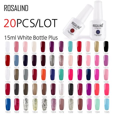 ROSALIND Escolher 20 PCS 15 ml Vernizes de Gel Unha Polonês Para Nail