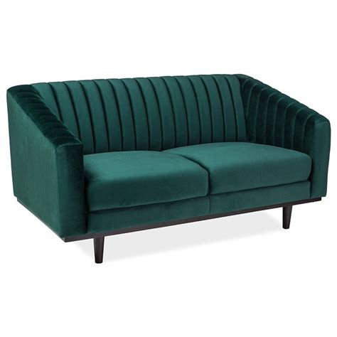 Sofa Welurowa Osobowa Asprey Velvet Cm Zielona Signal