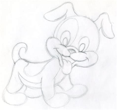 Draw Cartoon Puppy. Very cute.