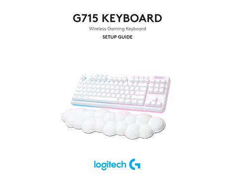 Logitech G715 Gaming Keyboard Setup Guide for Windows and Mac