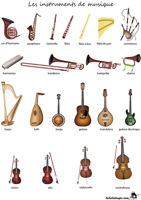 fle en eso vocabulaire les instruments de musique activites