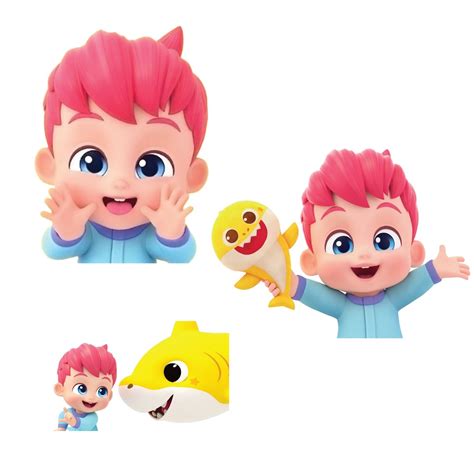 3 Pack Bebefinn PNG Images High Quality Baby Shark Nursery Rhymes