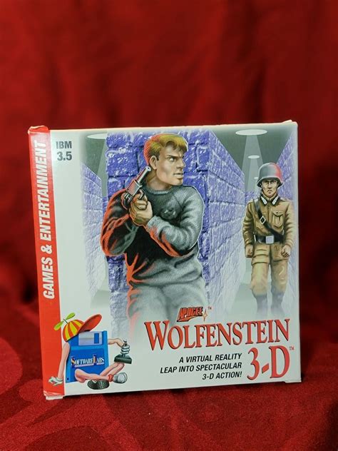 Wolfenstein 3d Shareware Box Art By Software Labs 1992 Obscure Gamers