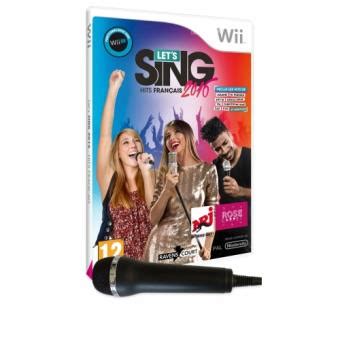 Let s Sing 2016 Hits Français Wii 1 Micro Jeux vidéo Achat prix