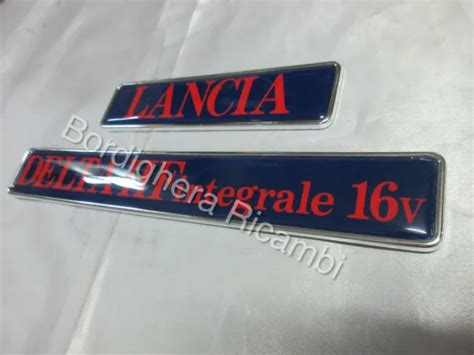 SCRITTA STEMMA SIGLA Logo Targhetta Badge Emblem Lancia Delta Hf