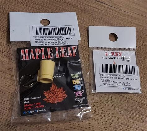 SET hop up gumička Maple Leaf Autobot 60 GBB VSR přítlak I key Aukro