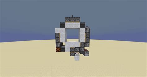 49 Blocks 3x3 Piston Door Rredstone