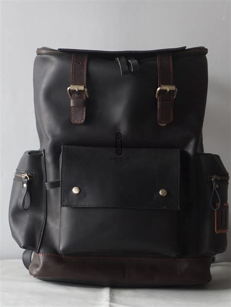 Jual Intensid Tas Ransel Pria Kulit Tas Kerja Tas Laptop Shopee Indonesia