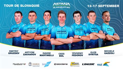 Astana Qazaqstan Team For Tour De Slovaquie Astana Qazaqstan