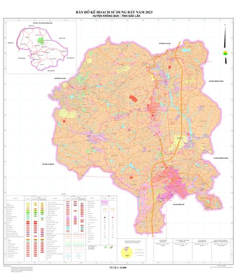Bản đồ Quy Hoạch Huyện Krông Búk Đắk Lắk Quy Hoạch Sử Dụng Đất Mới Nhất
