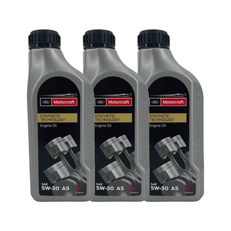 Ford Motorcraft A5 5w 30 3x1 Liter G38076357