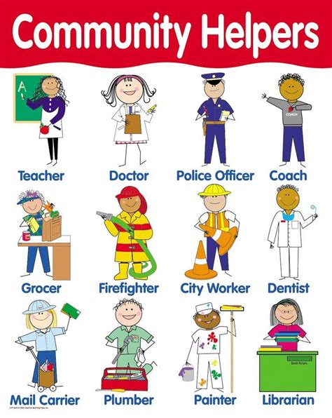 Printable Community Helpers Pictures