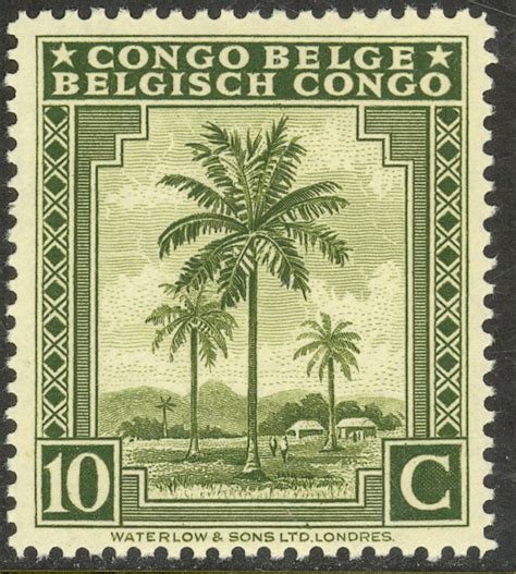 Belgian Congo C Oil Palms Trees Sc Mnh Hipstamp