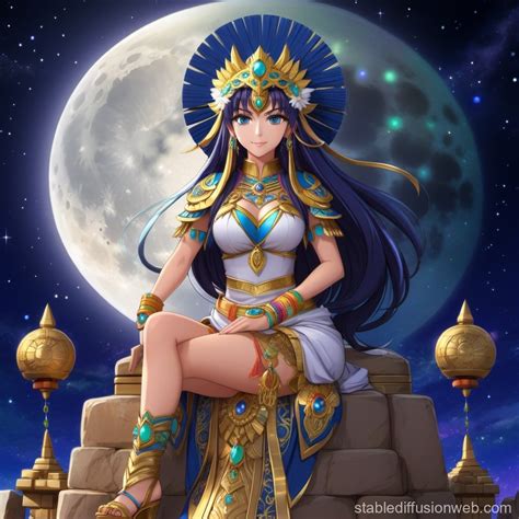 Inca Moon Goddess | Stable Diffusion Online