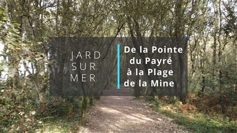 De La Pointe Du Payr La Plage De La Mine Jard Sur Mer Vend E