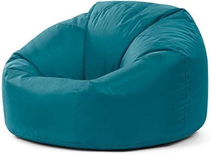 Bean Bag Bazaar Panelled Classic Bean Bag Chair Teal Green Large