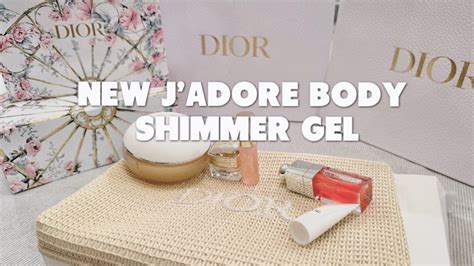 Unboxing New Dior J Adore Scented Shimmering Body Gel Les Adorables