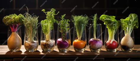 Premium AI Image | Growing vegetables indoors in containers