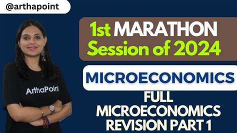 FULL MICRO REVISION 1 CUET PG ECONOMICS ENTRANCE IIT JAM ECONOMICS