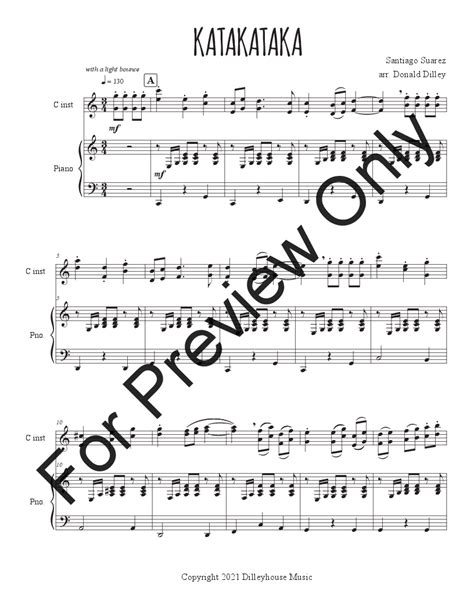 Katakataka Sab By Santiago Suarez Arr D Jw Pepper Sheet Music