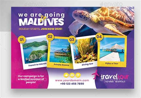 40+ Travel Postcard Templates | Free & Premium Downloads