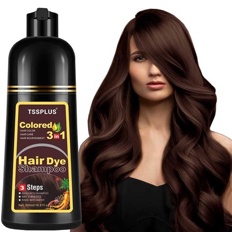 TSSPLUS Hair Color Shampoo for Gray Hair – Enriched Color Shampoo Hair ...