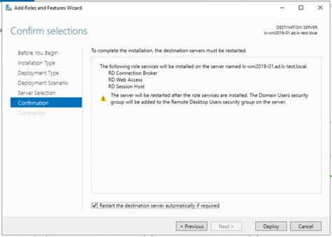 How to deploy Remote Desktop Services (RDS) 2019