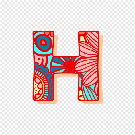 Letter H Pattern Letter H Text Rectangle Geometric Pattern Png