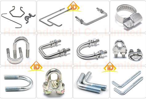 Professional U Bolt Pipe Clamp Square Bend U Bolt China Bending Bolt