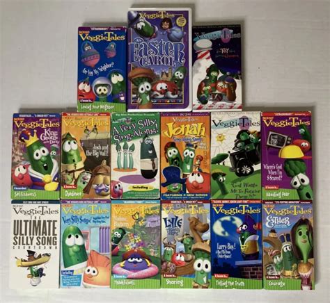 VEGGIE TALES VHS Movies Lot Of 15 Christian Children’s Videos VeggieTales £18.20 - PicClick UK