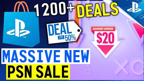 Massive New Psn Sale Live Now Over 1200 New Ps4 And Ps5 Deals Psn Games Under 20 Sale Deals