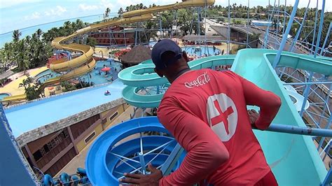 Verde Water Slide At Veneza Water Park Youtube