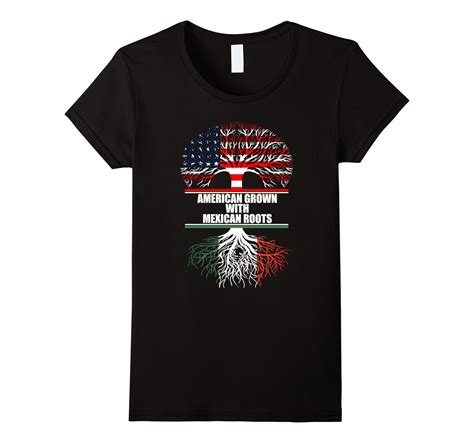 American Grown With Mexican Roots Mexico Pride T Shirt Tee 1