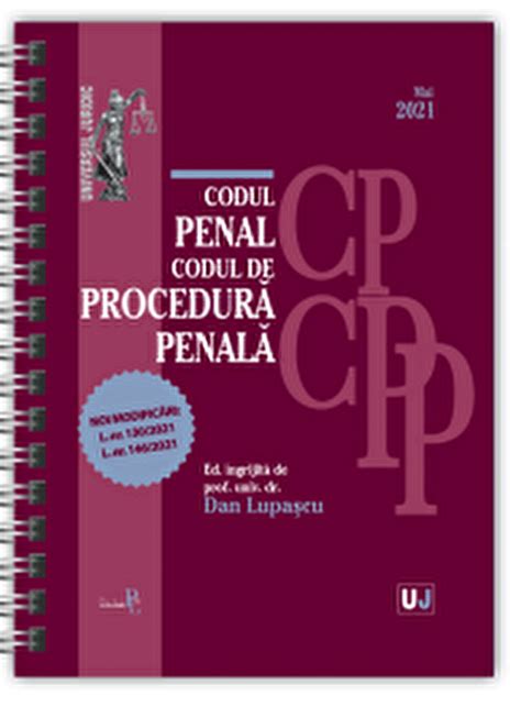 Dan Lupascu Codul Penal Si Codul De Procedura Penala Mai 2021