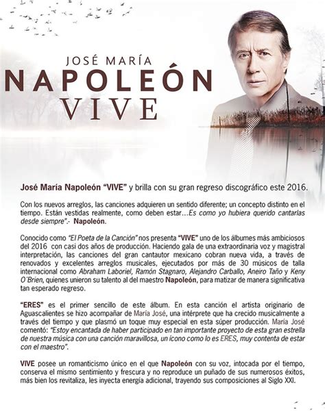 JOSE MARIA NAPOLEON ''VIVE'' - LaChicuela.com