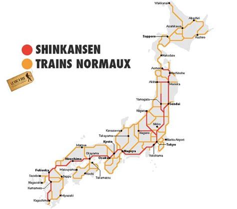 Japan Rail Pass Coverage Map