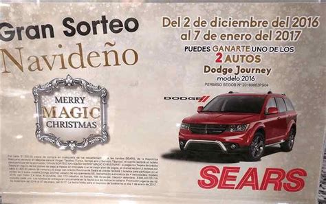 Sorteo Navide O Sears Gana Una De Las Camionetas Dodge Journey