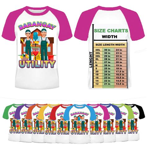 Barangay Utility Raglan T Shirt Sublimation Print Shopee Philippines