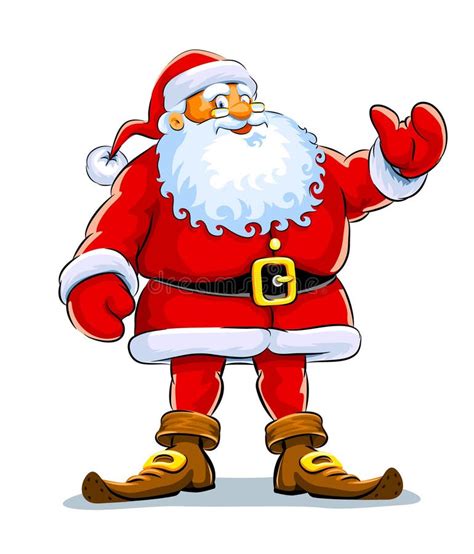 Smiling Santa Claus Stock Vector Illustration Of Person 35118960