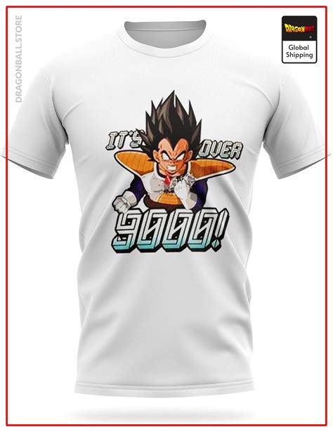 Dragon Ball T Shirts Vegeta Over 9000 Dbz Store Id10045 Dragon Ball Store